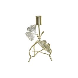 DKD Home Decor Candelabro Ginko Oriental Champan Metal 8 x 15 x 9 cm (4 Unidades)
