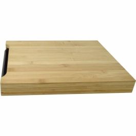 Jocca Tabla de Cortar de Bambú con Bandeja Integrada 36x27,5x4 cm - Ideal para Cortar y Servir