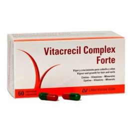 Vitacrecil Complex Forte - Cápsulas para Cabello y Uñas, 60 unidades - Con L-Cistina, Hierro y Zinc Precio: 21.89. SKU: B15M6439NY