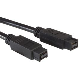 ROLINE 11.02.9518 Cable FireWire 800 IEEE 1394b 9 pines Macho/Macho Negro 1.8m 800 Mbit/s