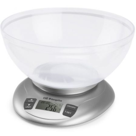 Orbegozo PC 2017 A Báscula de Cocina Electrónica Digital hasta 3.5kg, Función Tara, Bol Transparente, Plata Precio: 24.69000039. SKU: B1EZ3N4W5M