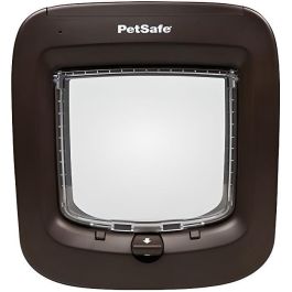 Puerta para gatos con microchip PETSAFE - Marrón Puerta para gatos con microchip PETSAFE - Marrón