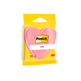 Post-it 2007h Cubo de Notas Adhesivas Post-it Troquelado Corazón, 3 Colores Neón, 70 x 70 mm Precio: 6.9900006. SKU: B143MAX9EG