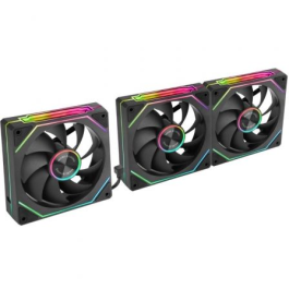 Mars Gaming MF-LINKFINITYKIT2 Pack 3 Ventiladores 12cm ARGB Infinity Mirror LINKFINITY Modular Magnético PWM