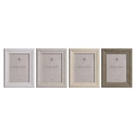 Marco de Fotos Home ESPRIT Beige Natural Cristal Poliestireno Urbano (4 Unidades) Precio: 14.69000016. SKU: B192KKEYYH