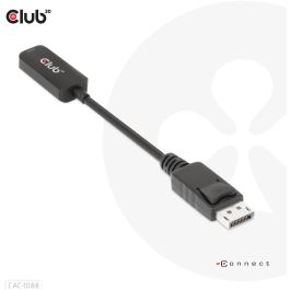 Club3D Adaptador DisplayPort 1.4 a HDMI HDR 8K60Hz / 4K120Hz Activo - Conector Macho a Hembra - 0.21m