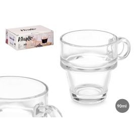 Taza Cafe Apilable 90Ml Vivalto 8X6CM (72 Unidades) Precio: 39.69000013. SKU: B1GWT5L8W6