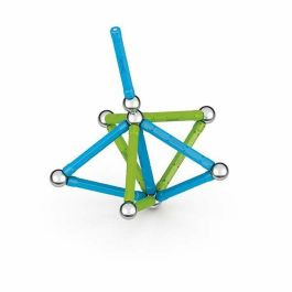 Geomag EcoFriendly 25 Piezas Color - Kit de Construcción Magnética 2D y 3D con Plástico Reciclado para Niños A partir de 3 Años