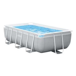 Piscina rectangular desmontable prism frame con depuradora y escalera (capacidad 3539 litros) (+6 años) 300x175x80cm
