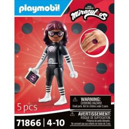 Playmobil 71866 Miraculous Lady Wifi Figura de Acción con Smartphone y Escudo para niños y niñas +4 años