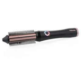 Tristar HD-2503 Cepillo Alisador de Pelo Inalámbrico Portátil, Revestimiento Cerámico, 3 Temperaturas, Negro y Rosa