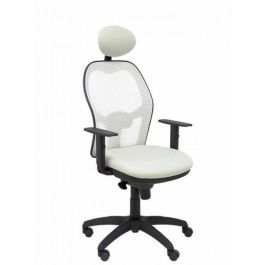 Silla Piqueras Y Crespo Jorquera Brazos Regulables Cabecero Fijo Mecanismo Sincro Con Regulador De Tension Respaldo De Malla Blanca Y Asiento Tapizado Bali Gris Claro Precio: 350.68999966. SKU: S5702778