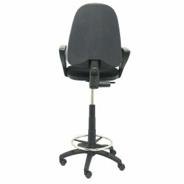 Taburete Ayna Bali Piqueras y Crespo T04CP Negro PVC