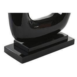 DKD Home Decor 1c25 Lámpara de Sobremesa Acero Patinado Negra E27 50W con Plafón Poliéster, 83x50x30 cm DKD Home Decor 1c25 Lámpara de Sobremesa Acero Patinado Negra E27 50W con Plafón Poliéster, 83x50x30 cm