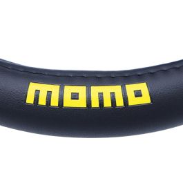 Momo MOMLSWC0FUNBG Funda Volante Deportivo Fun Black-Grey Talla M Universal 38-39 cm Poliuretano para Agarre Firme y Confort Momo MOMLSWC0FUNBG Funda Volante Deportivo Fun Black-Grey Talla M Universal 38-39 cm Poliuretano para Agarre Firme y Confort