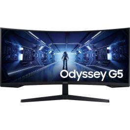 Samsung Odyssey G5 G55T C34G55TWP Pantalla Gaming Curva 34'' UWQHD 1ms 165Hz HDMI DisplayPort USB Precio: 331.49999982. SKU: B1D6J3NH5Z