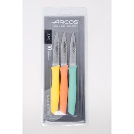 Arcos Cuchillos Mondadores Serie Nova, Blister 3 Unidades, Hoja Acero Inoxidable Nitrum para Pelar Frutas, Mango Ergonómico Precio: 7.88999981. SKU: B1A6A7AJLS