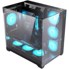 HIDITEC SKY Torre PC Negra para Gaming