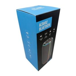 Elbe ALT-N12 Altavoz Bluetooth 20W TWS Negro IPX6 con Luces LED