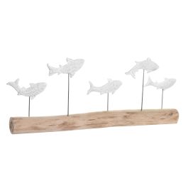 DKD Home Decor Figura Decorativa Atlántico Peces Marrón Blanco Hecha a Mano en Resina y Madera de Mango 8x31x77 cm Precio: 44.98999978. SKU: S3042136