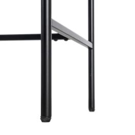 Armario Natural-Negro Madera-Metal 84,50 X 40 X 153 cm