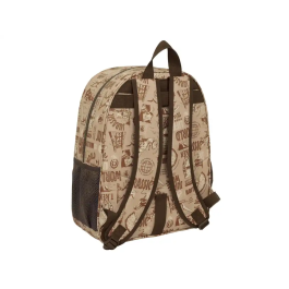 Mochila Escolar Jurassic World Beige 33 x 42 x 14 cm