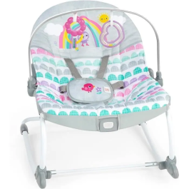 Bright Starts Mecedora Evolutiva Rosy Rainbow, BRI0074451130302, Vibraciones Relajantes, 2 Posiciones Reclinadas, Hasta 36 Meses Precio: 58.49999947. SKU: B13TG42XHZ