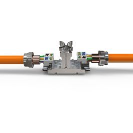 Digitus CAT 6A CAT-Verbinder para Campo 500 MHz Conector Blindado Acero Inoxidable Níquel Zinc