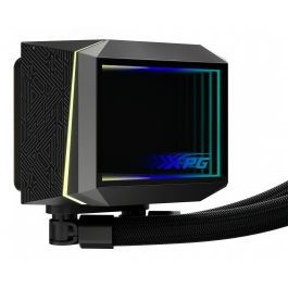XPG LEVANTE II 360 Refrigeración Líquida Negra para CPU con Espejo Infinito y RGB