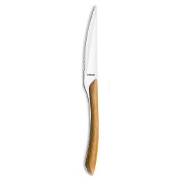 Amefa Cuchillo de Mesa Éclat, Acero Inoxidable de 23 cm y 2 mm de Espesor, Set de 6 Unidades con Acabado Brillo y Apto para Lavavajillas