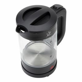 Hervidor JATA 1500 W 1,2 L Transparente Acero Inoxidable Vidrio de Borosilicato