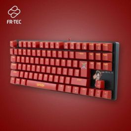 Teclado y Ratón FR-TEC OP4001 QWERTY Burdeos Teclado y Ratón FR-TEC OP4001 QWERTY Burdeos