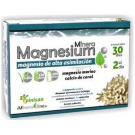 PINISAN Mineraline Magnesium 60 Cápsulas - Ayuda a Disminuir Cansancio y Fatiga, Sistema Nervioso y Músculos Precio: 16.6899997. SKU: B158YVD32L