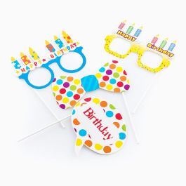 Acesorios de Cumpleaños para Fotos Divertidas Th3 Party (Pack de 5) Acesorios de Cumpleaños para Fotos Divertidas Th3 Party (Pack de 5)