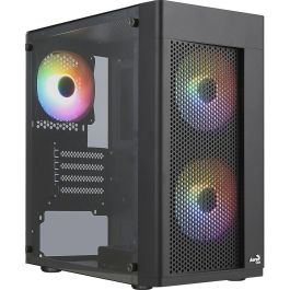 Aerocool AER4711099471799 Caja PC Hexform G v2 Mini Torre Micro-ATX Negra, Sin Fuente Alimentación Aerocool AER4711099471799 Caja PC Hexform G v2 Mini Torre Micro-ATX Negra, Sin Fuente Alimentación