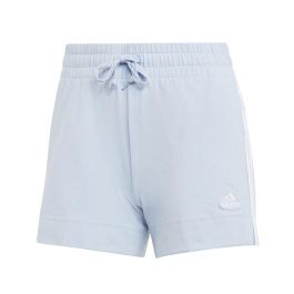 Pantalones Cortos Deportivos para Mujer Adidas 3S Sj Azul claro 39
