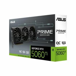 ASUS Prime -RTX5060TI-O16G Tarjeta Gráfica NVIDIA GeForce RTX 5060 Ti 16GB GDDR7 PCI Express 5.0 con 3 Ventiladores ASUS Prime -RTX5060TI-O16G Tarjeta Gráfica NVIDIA GeForce RTX 5060 Ti 16GB GDDR7 PCI Express 5.0 con 3 Ventiladores