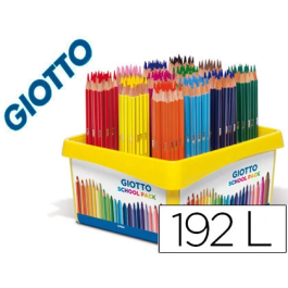 Giotto Stilnovo School Pack Lápices de Colores Hexagonales, 192 Unidades (12 Colores x 16 Lápices) Precio: 61.79000036. SKU: B1KCFXWZ8W