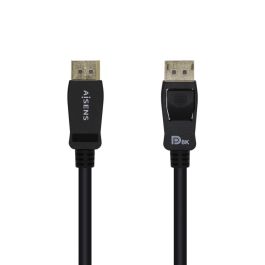 AISENS - CABLE DISPLAYPORT CERTIFICADO V1.4 8K@60HZ, DP/M-DP/M, NEGRO, 2.0M Precio: 5.50000055. SKU: S5622010