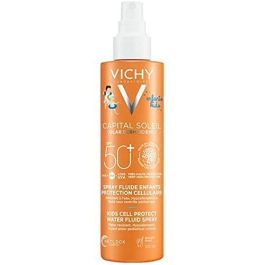 Vichy Capital Soleil Spray Fluido Niños SPF50+ Muy Alta Protección Celular UVA/UVB Piel Sensible 200 ml Vichy Capital Soleil Spray Fluido Niños SPF50+ Muy Alta Protección Celular UVA/UVB Piel Sensible 200 ml Precio: 20.59000009. SKU: S4514017