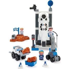Ecoiffier ECO3280250029878 Abrick Juego de Construcción con Ladrillos Base Espacial 18 Meses