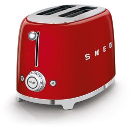 Smeg TSF01RDEU Tostadora Roja 2 Rebanadas