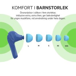 Belkin SOUNDFORM NANO Auriculares In-Ear para Niños - Diseño Compacto y Seguro - Color Azul