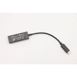 Lenovo USB-C to Ethernet adapter, connects USB-C notebooks to Gigabit Ethernet, supports hot plug, compact design. Precio: 35.50000003. SKU: B172AXXBEN