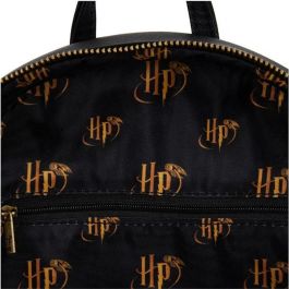 Loungefly Mochila Harry Potter Escenas de Películas Harry Potter y la Piedra Filosofal Harry Potter y la Cámara Secreta Harry Potter y el Prisionero de Azkaban Hogwarts