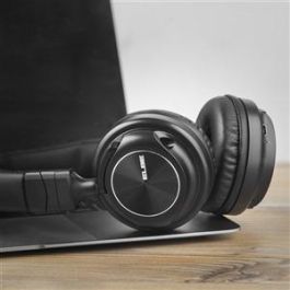 Elbe ABT-590-N Auriculares Bluetooth Diadema Negros Plegables con Micrófono