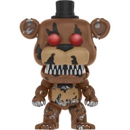 FUNKO Figura POP Five Nights at Freddys Nightmare Freddy, Figura de vinilo de 9cm en caja regalo