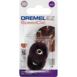 Dremel S512 Almohadillas Abrasivas SpeedClic EZ 25 mm Set x2, Acabados Medio Grueso Fino para Metal, Vidrio, Madera, Plástico