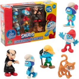 Les Schtroumpfs Set de figuras de los Pitufos LES8056379198727 - 6 figuras de 5,5 cm - A partir de 3 años Precio: 40.59000055. SKU: B1HMEX5HZK