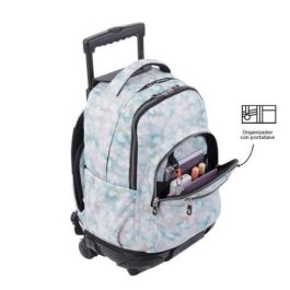 Mochila Escolar con Ruedas Corazones Pastel Totto MA03ECO006-2311P-4HX